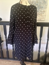 Loft, Ann Taylor Shift Polka Dot Dress, Size SP