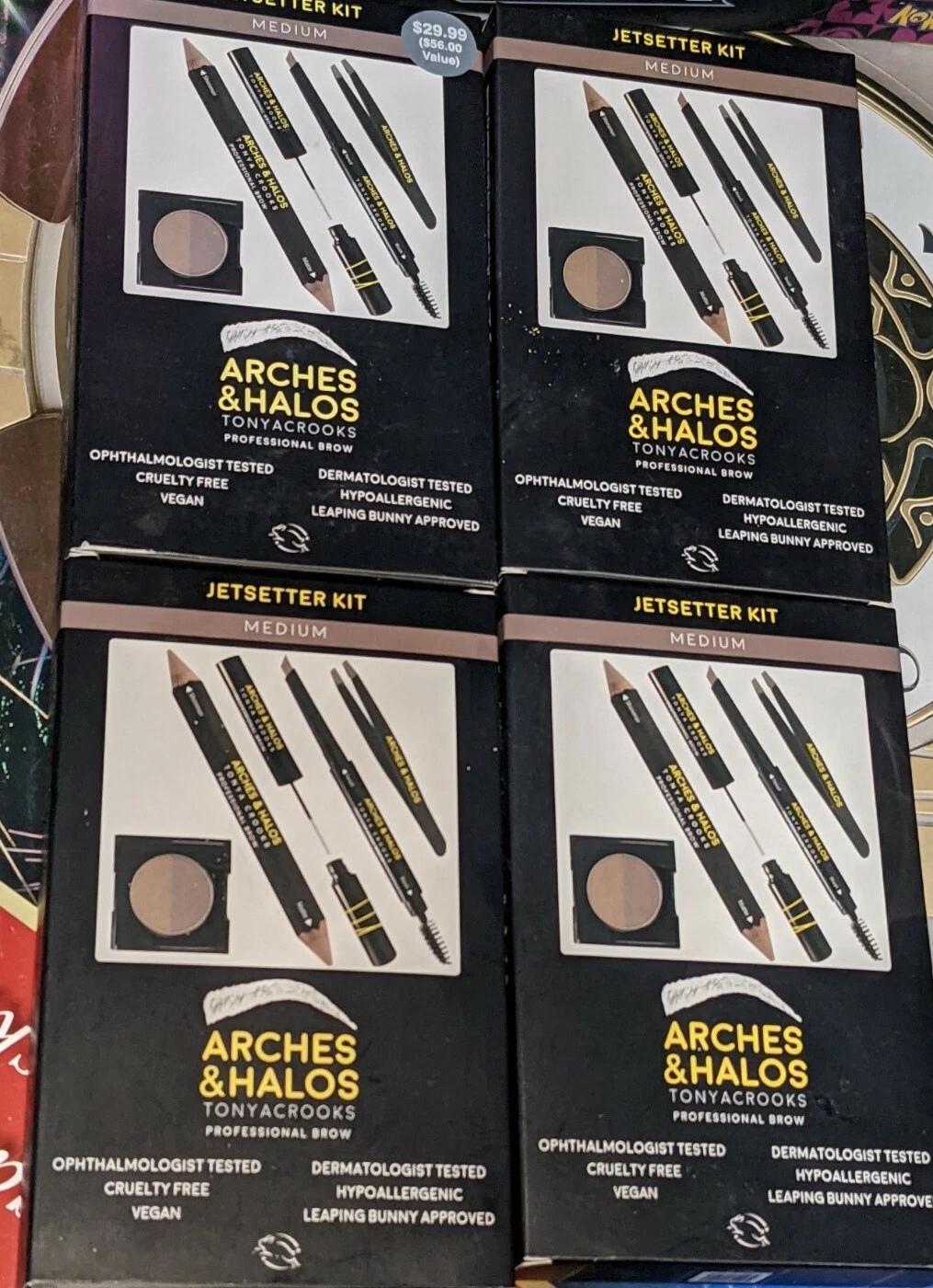 4 Tonya Crooks Ultimate Brow Hero Kit Medium Arches & Halos