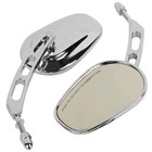 <!--F#f_0-->Motorcycle Rear View Mirrors Chrome Fit for Harley Electra Glide Fatboy Softail<!--F/-->