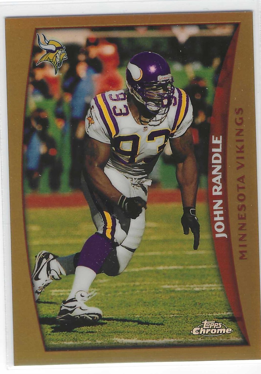 1998 Topps Chrome - Refractor - JOHN RANDLE #138 - HOF Minnesota Vikings - NMMT