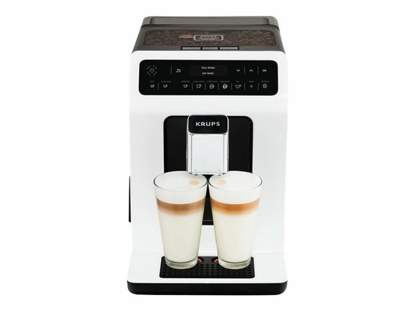 Krups evidence 10 Automatic Coffee Machine with Cappuccino 15 Bar Whi ea8901 Photo Related