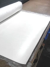 White Non-Toxic FDA Buna-Nitrile Rubber Sheet 1/16" Thk x 12" Wide x 36" Long   