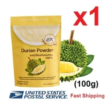 Durian Monthong Powder Freeze Dried Bakery 100% Fruit Dessert Thai Tea 100g  MM
