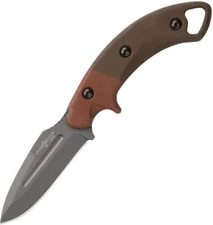 TOPS Viking Tactics Crusader Fixed Knife 3.63" 1095HC Steel Blade Micarta Handle