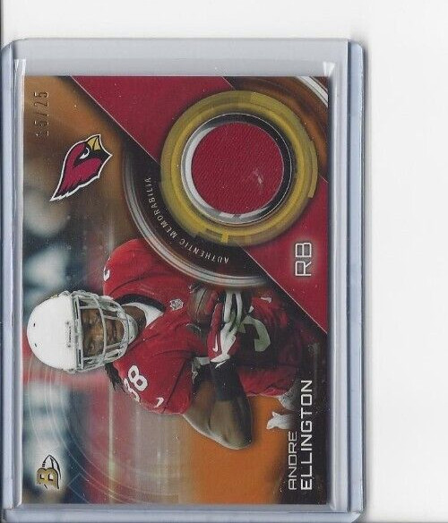 2015 Bowman Relics Orange #BR-AE Andre Ellington - Arizona Cardinals - 15/25