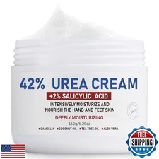 OUKEYA Urea Cream 42% plus Salicylic Acid 2% Net 5.29 Oz for Dry Cracked Feet