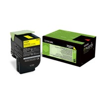 Lexmark 70C20Y0 702Y Toner-Kit Gelb Return Program 1.000 Seiten FüR Cs 310 510