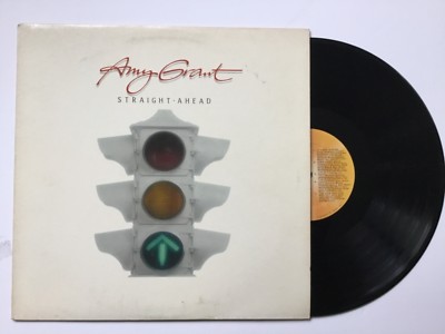 Amy Grant: STRAIGHT AHEAD 1984 vinyl LP w/original inner w/lyrics MINT+bonus CD