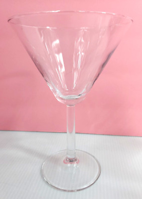 PASABAHCE 'TEARDROPS' MARTINI GLASSES / SET OF 4 / RARE BRAND