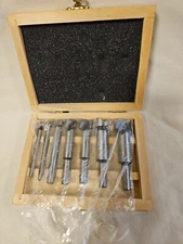 Forstner 7 piece Professional Woodworking Drill Bit Set With Wooden Case New