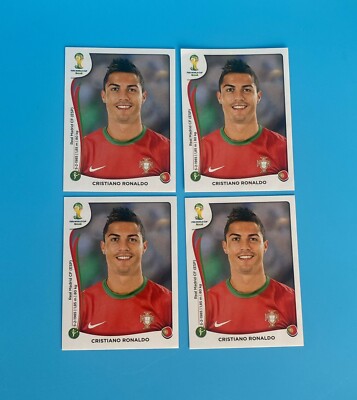 CRISTIANO RONALDO 2014 Panini FIFA WORLD CUP BRAZIL #523 Sticker