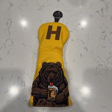  Hybrid/Rescue Golf Head Cover Green Black No Tag