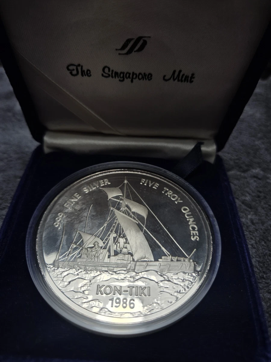 The Singapore Mint Silver Bullion 5 oz Precious Metal Content per