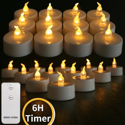 LED-Teelicht Kerzen flackernde elektrische Votivlichter ohne Flamme