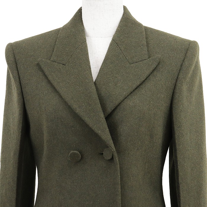 GIVENCHY Tailored Jacket Double-breasted Wool Fla… - image 2