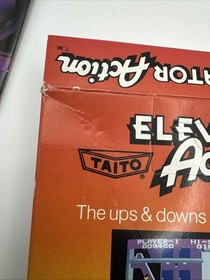 Nintendo NES Hangtab 5-Screw Elevator Action Game, Complete in Box, Tested