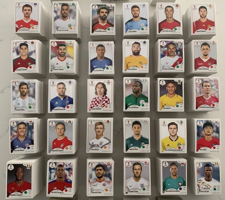 2018 Soccer Fifa World Cup Russia Panini Stickers Players Teams