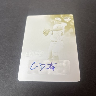 2016 Panini Elite Extra Edition USA PRINTING PLATE Ticket Cade Doughty 1/1 AUTO
