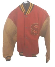 Smallville Superman Crows Varsity Letterman Jacket Small WB Superhero Television
