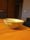 Vintage Frankoma Art Pottery Coupe Soup Bowl - 94XL Wagon Wheel - Desert Gold