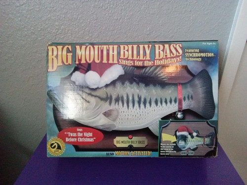 Big Mouth Billy Bass Gemmy édition Noël - Poissons Chantant