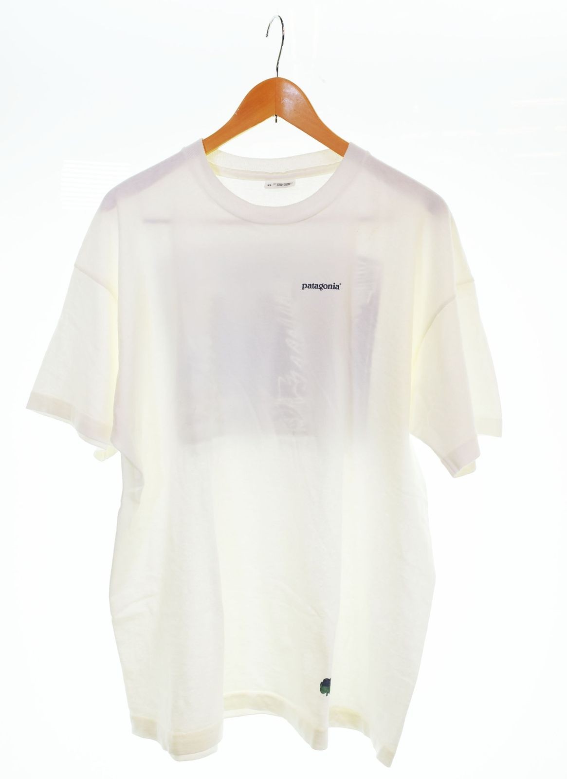 Patagonia 90s MINGLED DESTINIES SHARED HABITAT Cotton White Used From Japan