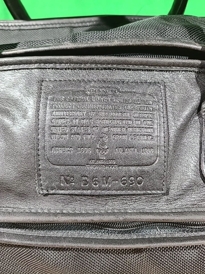 Bolso de Lona Raro Vintage Coach 1996 Juegos Olímpicos Cuero Negro y Lona Foto 2 de 4