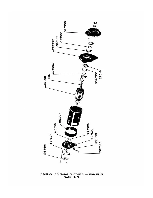 Libro de piezas Packard 1948 1949 1950 1951 1952 1953 1954 Catálogo maestro ilustrado Foto 2 de 4