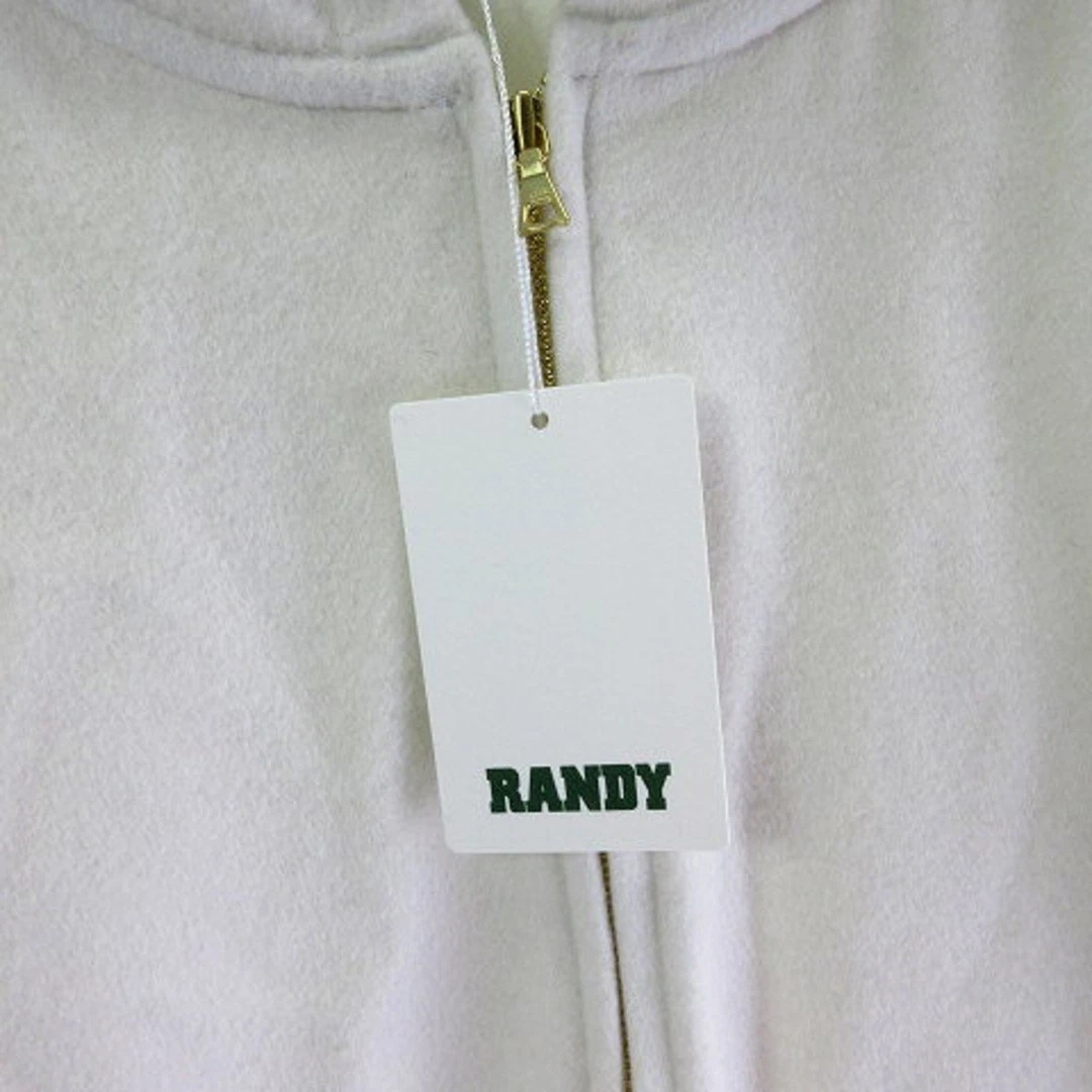 OFF WHITE Felpa con cappuccio Randy Tagged TRUST AW24 RBL02 Cashmere Angora 1 bianco sporco equivalente usata