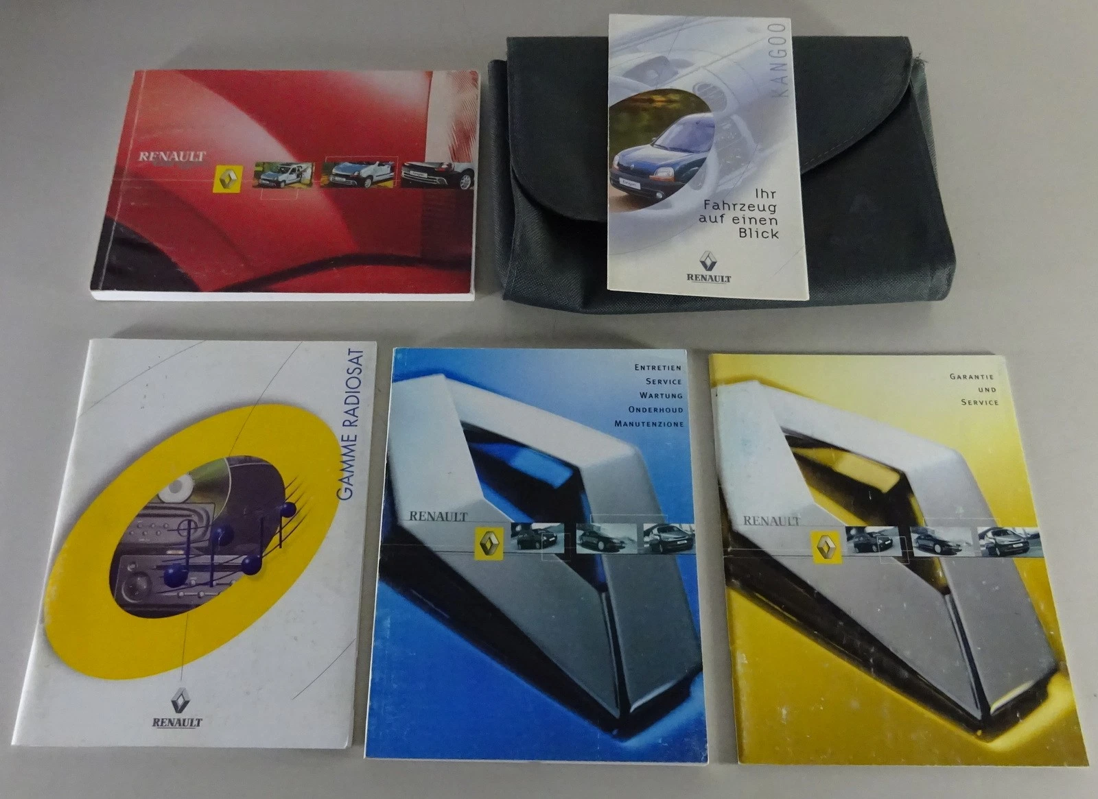 Document Kit + Operating/Manual Renault Kangoo Type Kc Stand 02/2001