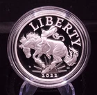 2022 "P" Proof American Liberty 1oz SILVER Medal Proof Box & COA ECC&C, Inc.