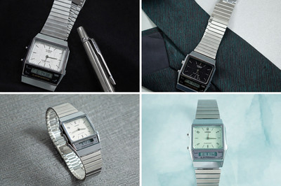 CASIO RETRO SERIES ANALOG DIGITAL UNISEX WATCH AQ-230, AQ-800 4 COLORS