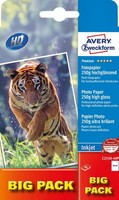 Avery Zweckform C2550-40P Premium, HochgläNzend, 250 G/M², Inkjet Fotopapier 100