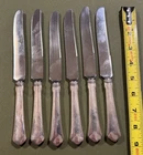 Set of 6 Vintage RW & S Wallace Knives with Sterling Sliver Handles