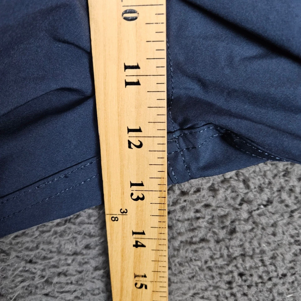 Volcom Mens XL Blue Drawstring Hybrid Shorts Casual Walk Flat Front - Image 4 of 4