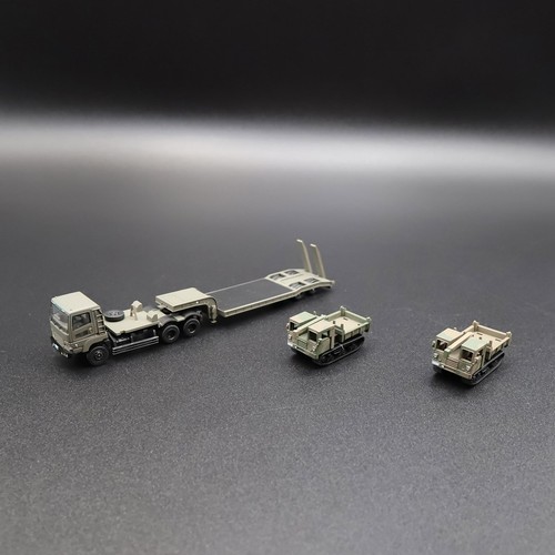 Tomytec 331254 - Juego de carro de manejo de materiales de remolque JSDF - Spur N | Zustand: Neu