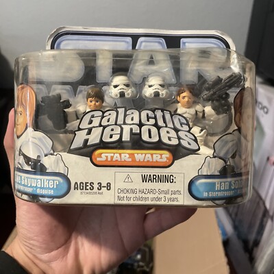 Lot Of 4 Star Wars Galactic Heroes 2'' Figure 2006