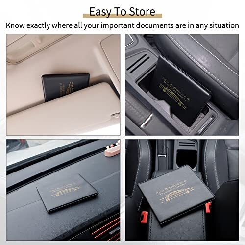 Auto Insurance And Registration Card Holder - Vehicle Glove - View #3