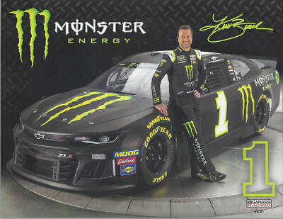 2019 KURT BUSCH ''MONSTER ENERGY '' #1 NASCAR MONSTER ENERGY CUP POSTCARD