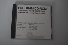 Nissan Infinity  Navigation Update Program CD-ROM (See below for applications)