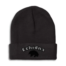 Beanies for Men Echidna Winter Hats for Women Acrylic Skull Cap 1 Size
