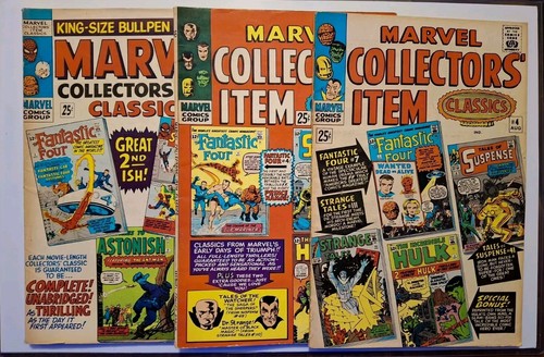 Marvel oggetti da collezione classici #2 #3 e #4. Lotto di 3 fumetti. Da FN- a FN+ 6,5