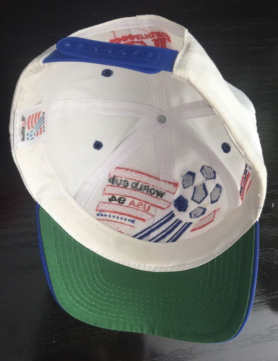 CAP HAT SOCCER WORLD CUP USA 1994 - OSFA- 1991 EMBROIDERED CAP HAT SOCCER WORLD CUP USA 1994 - OSFA- 1991 EMBROIDERED