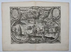 Antique Map - Campi Flegrei (Italy) - Braun & Hogenberg - Circa 1580