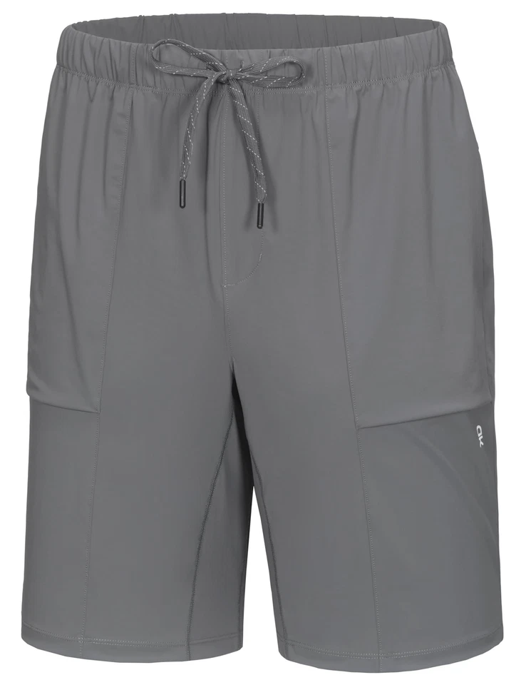 Men's Capri Jogger Pants Quick Dry Stretch 3/4 Hiking Running Track Shorts