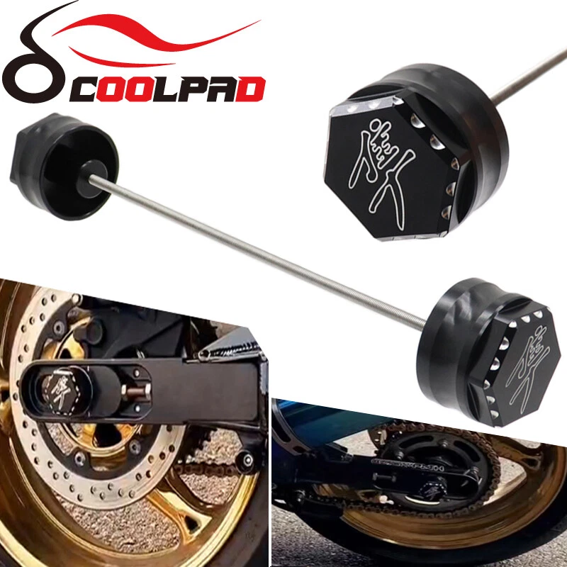 Cubierta de tapa de eje trasero 3D hexagonal montaje de corte de bola para SUZUKI HAYABUSA GSX1300R 1999-2020 Foto 2 de 4