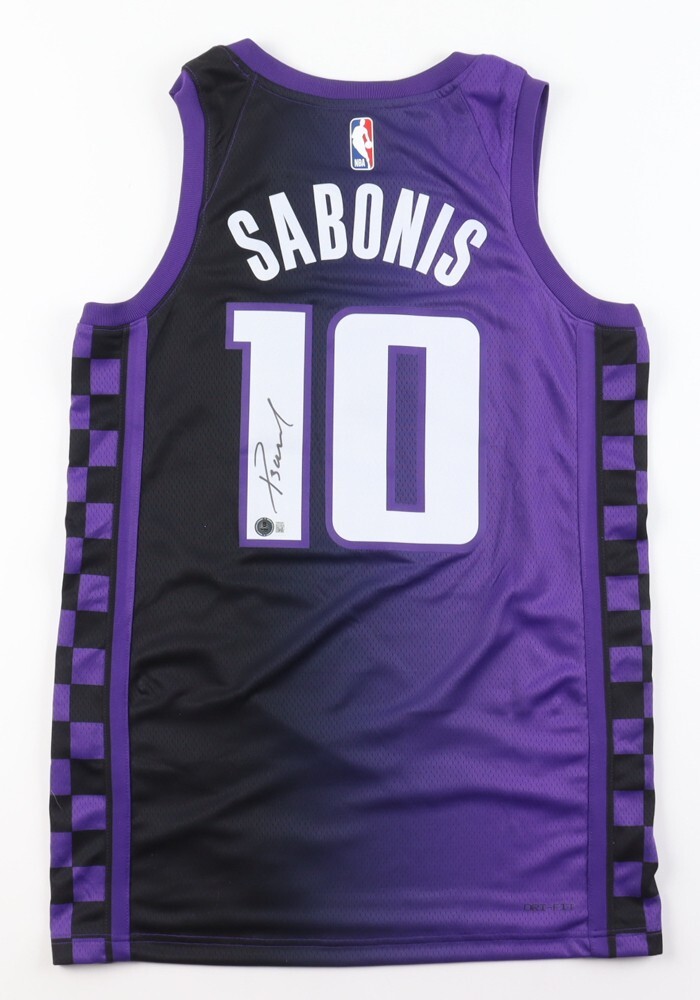 Domantas Sabonis Autographed Signed Sacramento Kings Jersey (Beckett) #11 Pck 2016 NBA Draft 