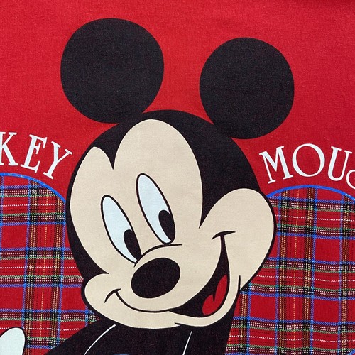 Mickey Mouse Sleep Shirt Womens One Size Red Disney Nightgown Lounge Ladies OS - Picture 5 of 10
