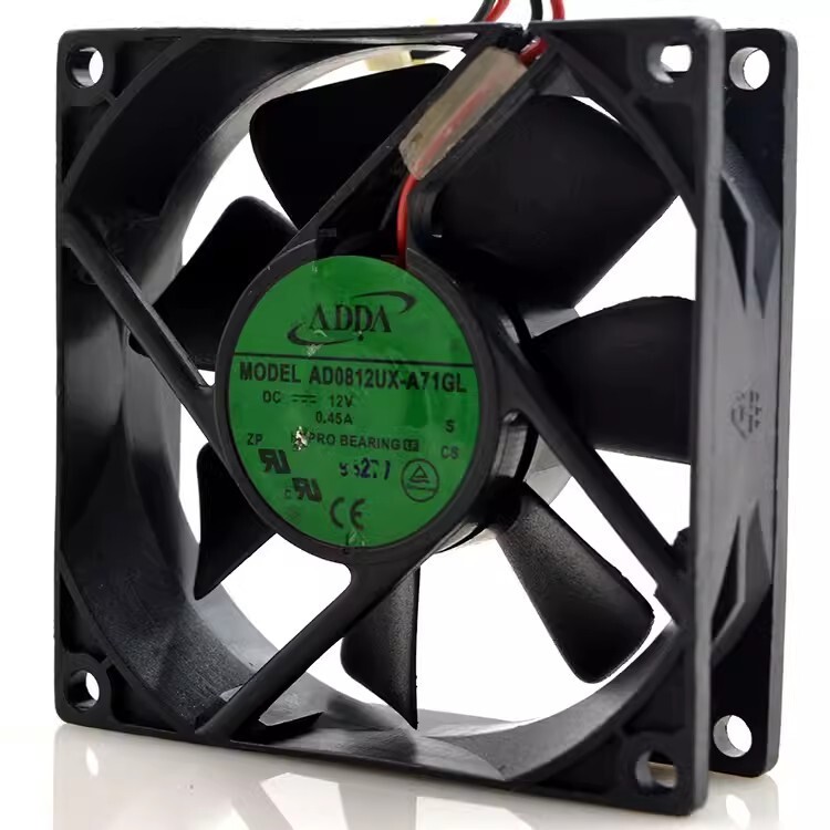 ADDA AD0812UX-A71GL 12V 0.45A 8025 8CM Chassis Cooling Fan