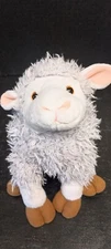 Charming Wooly Gray Plush Lamb Sweet Face - Kohls Cares